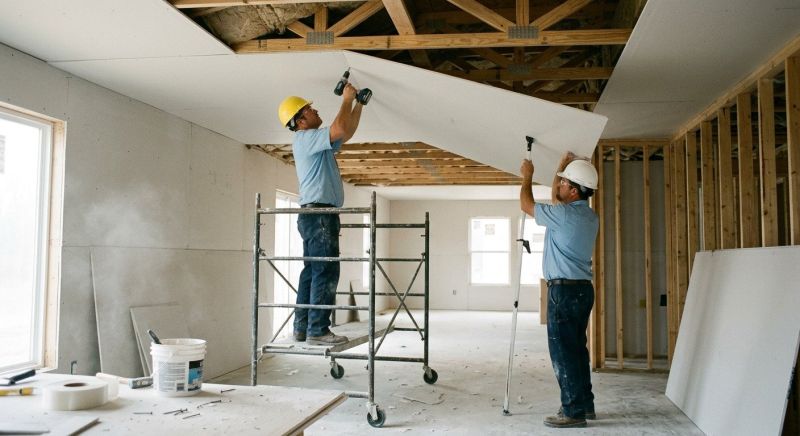 Ceiling Drywall Installation in Olathe, KS