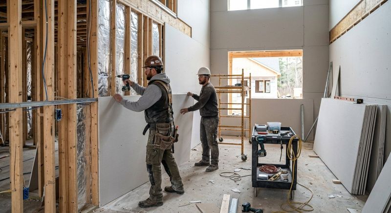 House Drywall Installation in Kansas City, KS