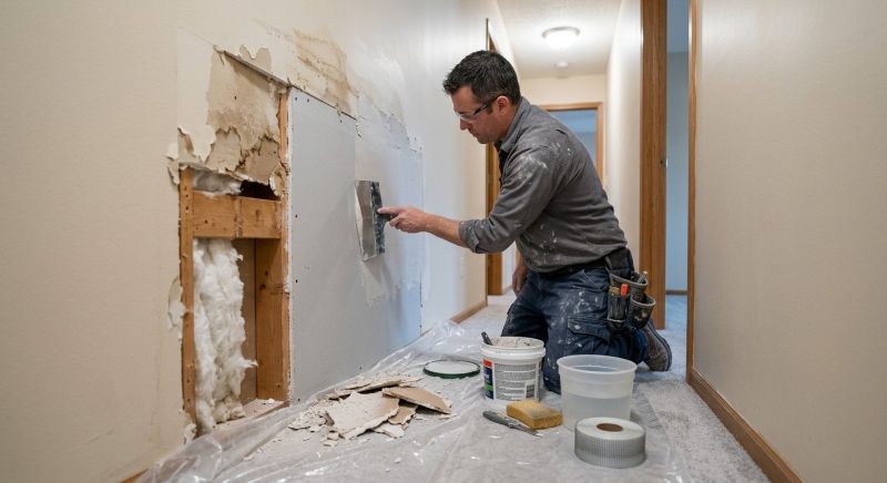 Wall Damage Repair in Kansas City, KS