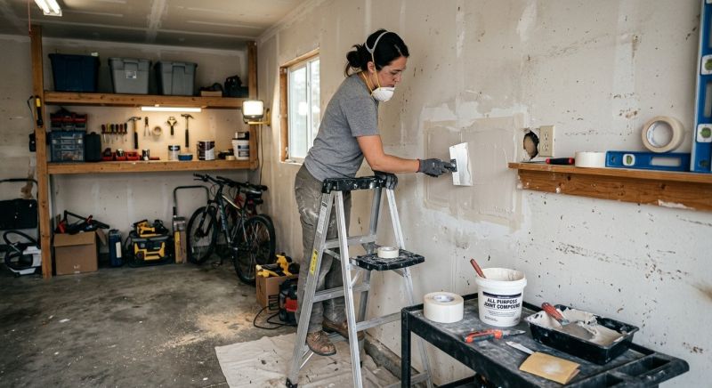 Basement Drywall Repair in Wilmington, NC