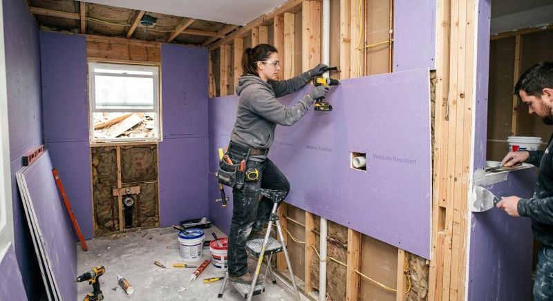 Bathroom Drywalling in Alpharetta, GA