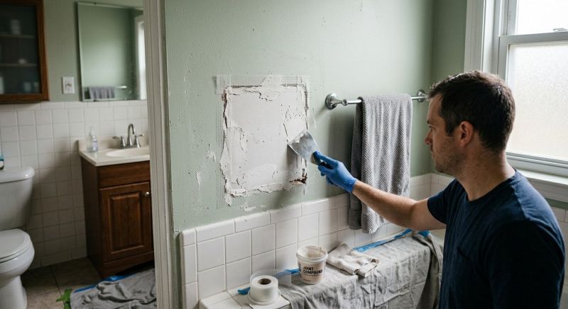 Bathroom Wall Patching in Alpharetta, GA
