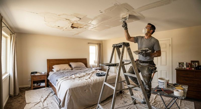 Bedroom Ceiling Repair in Kansas City, KS