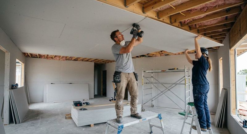 Ceiling Drywall Installation in Overland Park, KS