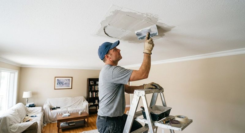Ceiling Drywall Repair in Wilmington, NC