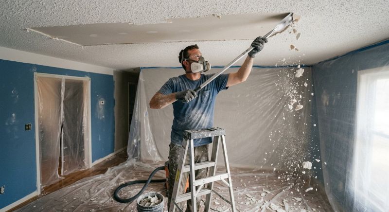 Ceiling Scraping in Gilbert, AZ