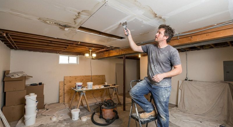 Ceiling Water Damage Repair in Kansas City, KS