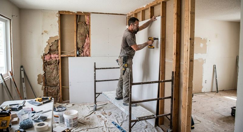 Drywall Hanging in Overland Park, KS