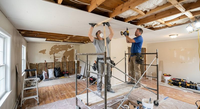 Garage Drywall Replacement in Denver, CO