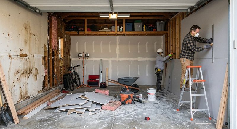 Garage Wallboard Installation in Alpharetta, GA