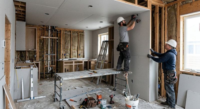 Kitchen Drywall Installation in Olathe, KS