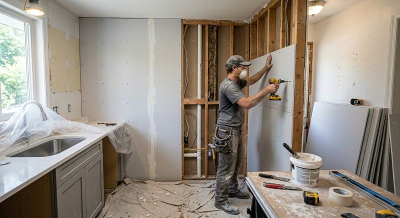 Kitchen Drywall Installation in Littleton, CO
