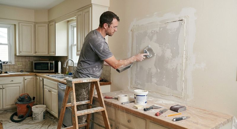 Kitchen Drywall Repair in Kansas City, KS