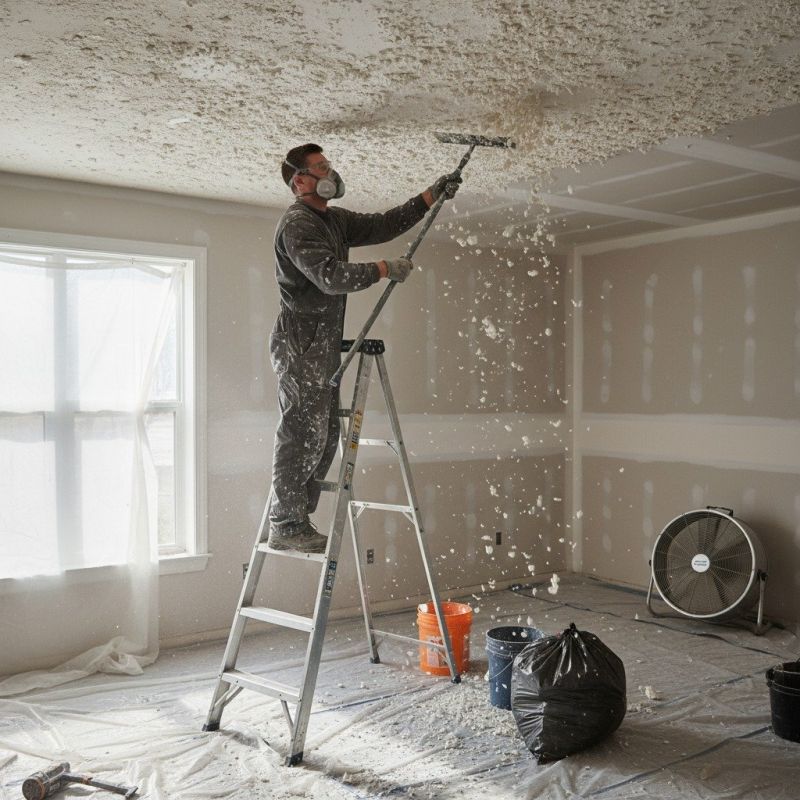 Knockdown Ceiling Removal in Longmont, CO