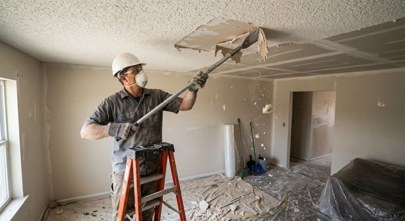Knockdown Ceiling Removal in Scottsdale, AZ