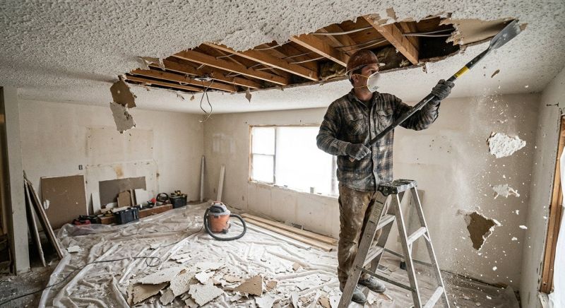 Knockdown Ceiling Removal in Scottsdale, AZ