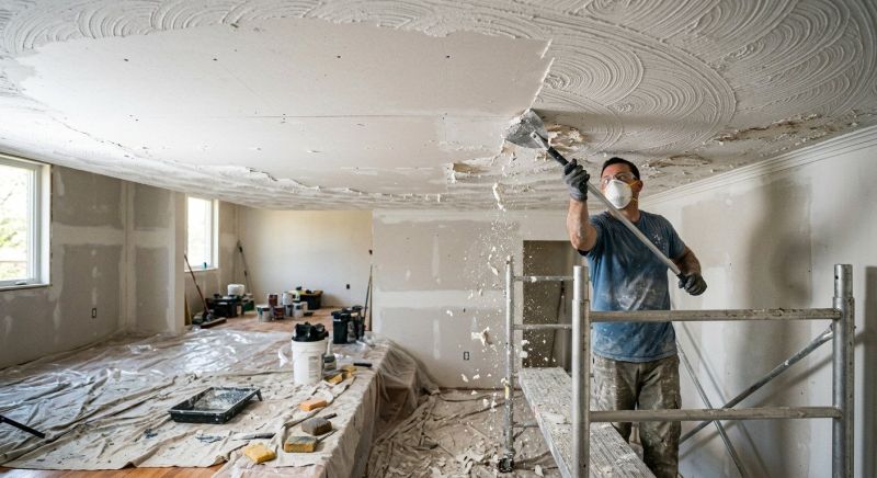 Stipple Ceiling Removal in Waco, TX