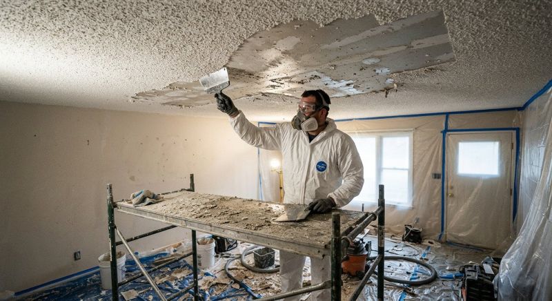 Textured Ceiling Removal in Roswell, GA