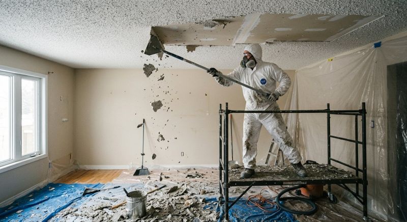 Textured Ceiling Removal in Roswell, GA