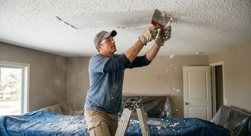 Textured Ceiling Scraping in Austin, TX