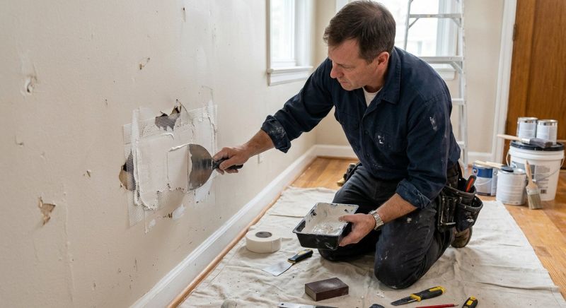 Wallboard Repair in Conroe, TX